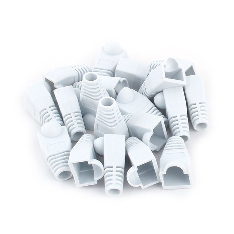 YIOVVOM Soft Plastic Ethernet RJ45 Cable Connector Boots Cover Strain Relief Boots CAT5 CAT5E CAT6 CAT6E 100PCS - Image 1